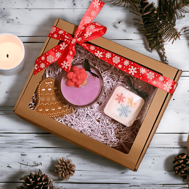 Christmas Gift Set #5 (Candle+Soap+Ornament)