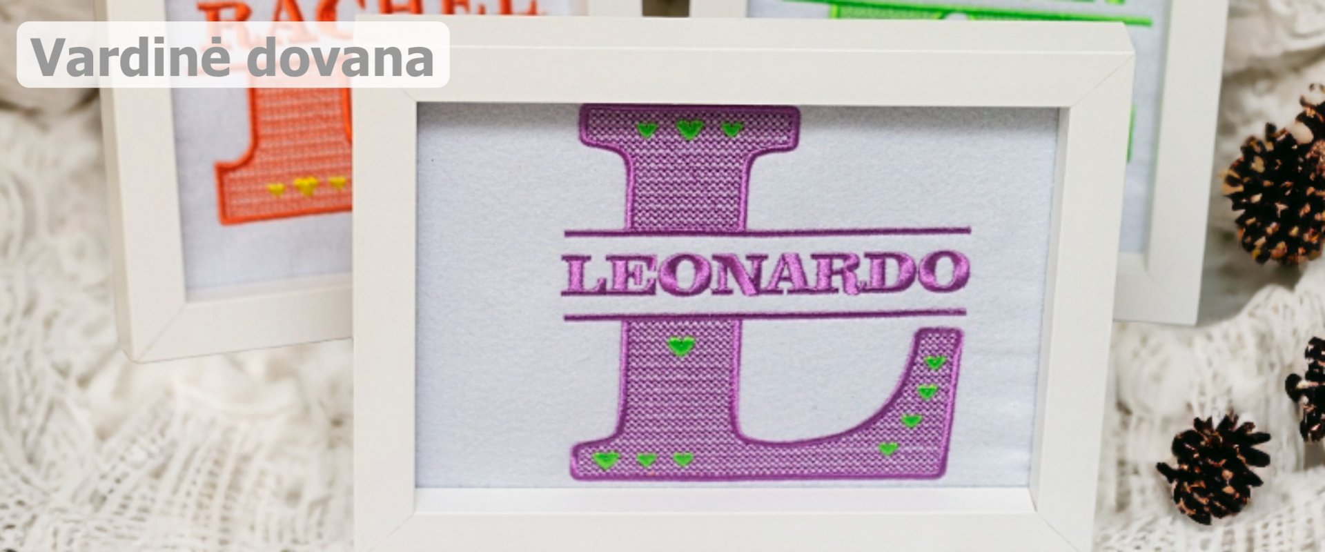 Siuvinėti inicialai