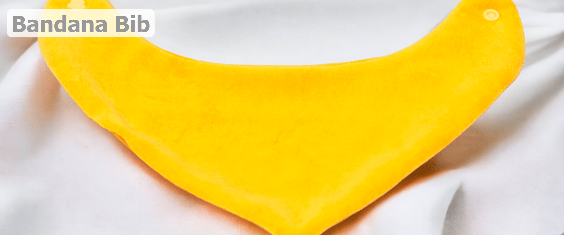 Baby bandana bib from velvet