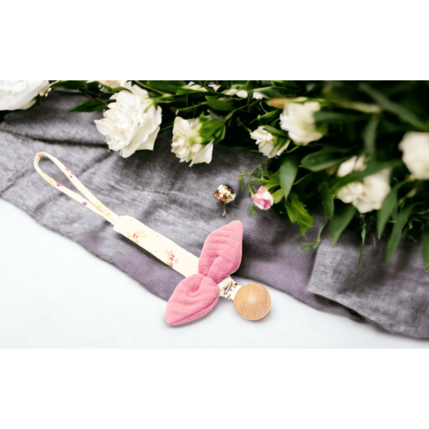 Baby Newborn SET #7 (BANDANA + PACIFIER CLIP +INITIALS) 