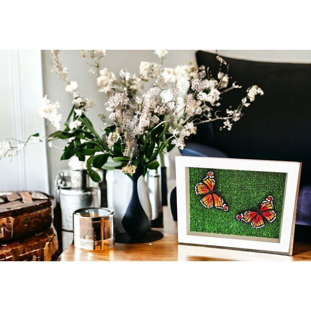 3D Embroidered MONARCH ButterflIes  5pcs