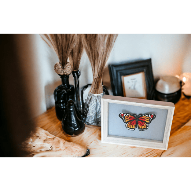 3D Embroidered MONARCH ButterflIes  5pcs