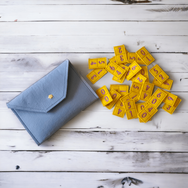 Handmade Felt Domino Game