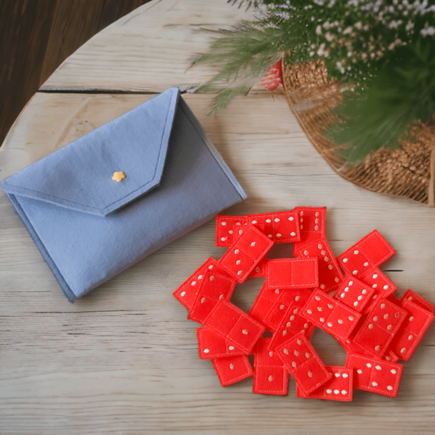 Handmade Felt Domino Game