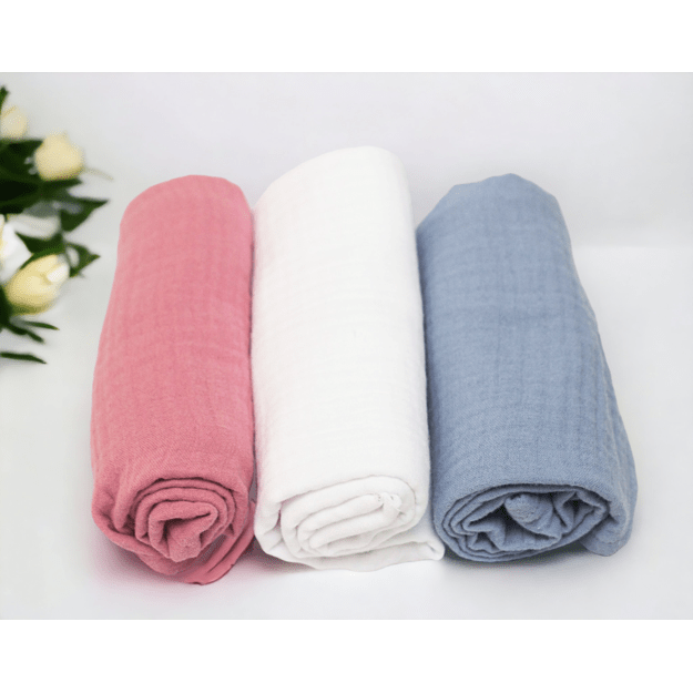 Muslin Gauze cloth Set of 3, (single layer)