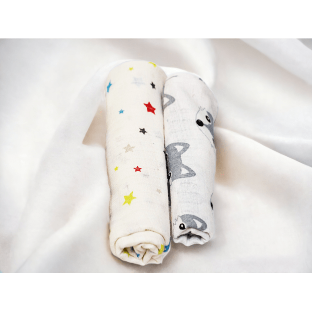 Gauze cloth Set of 2 (double layer)