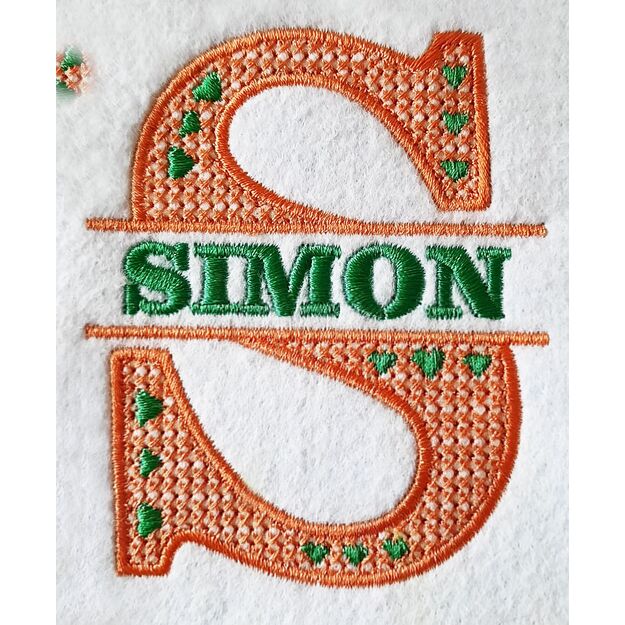 Lace Letter "S"  Embroidery file