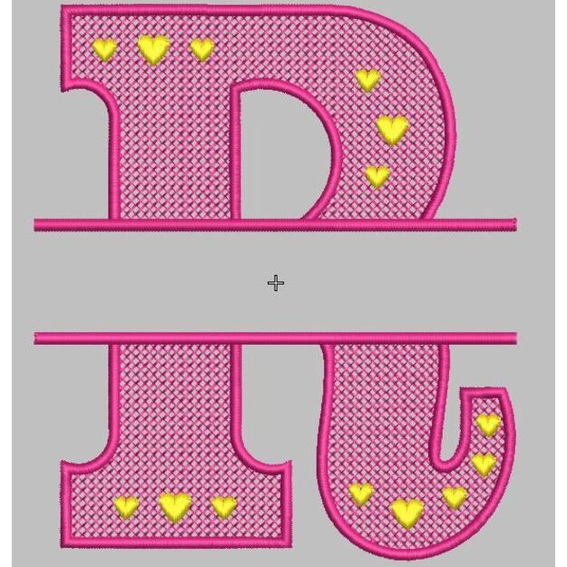 Lace Letter "R"  Embroidery file