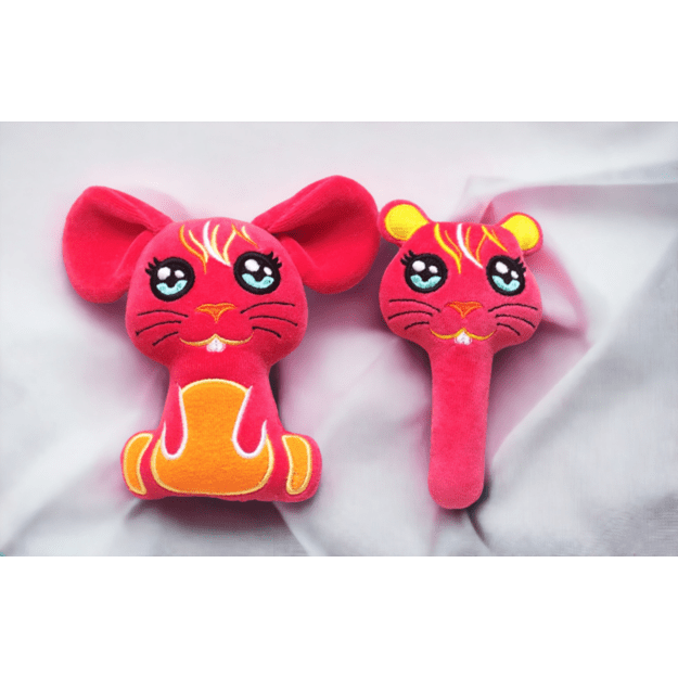 Plush Soft Toys SET #2 (Rattle + Sleep Toy)