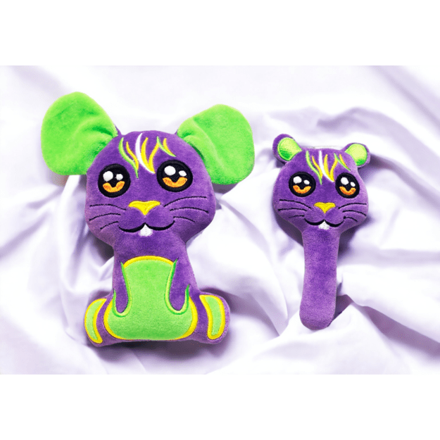 Plush Soft Toys SET #2 (Rattle + Sleep Toy)