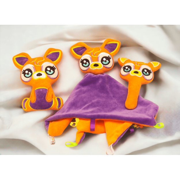 Plush Soft Toys SET #4 (Sleep Toy+Rattle+Plush Toy)