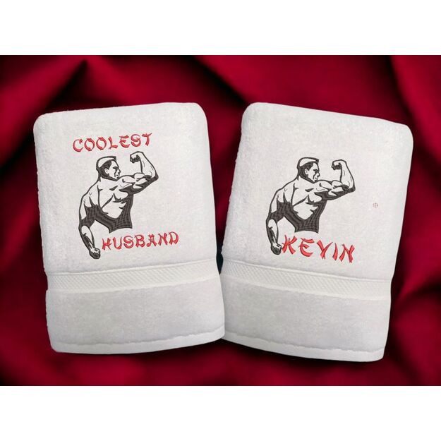 Embroidered Towel for HIM